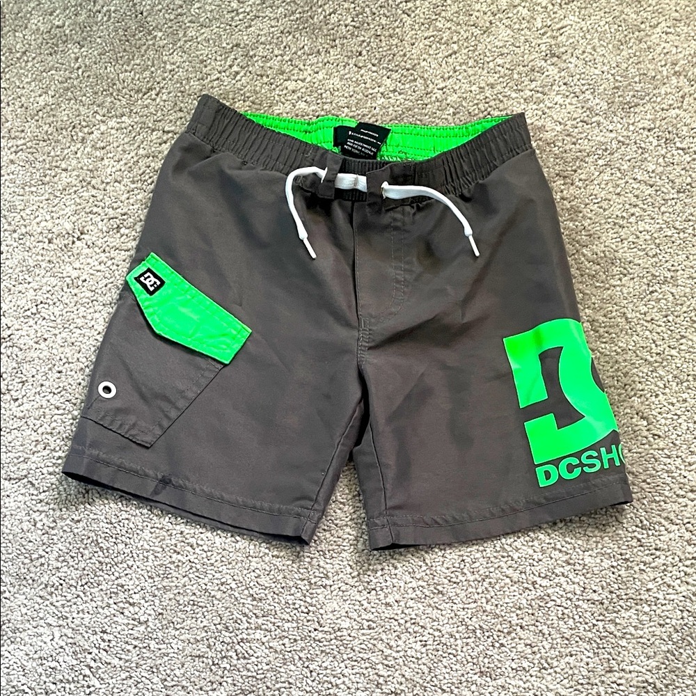DC Green and Gray Kids' Shorts